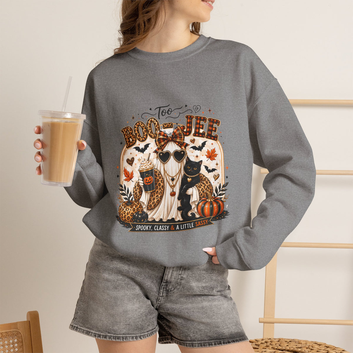 It's Coffee Time Too Boo-jeel Ghost sweatshirt