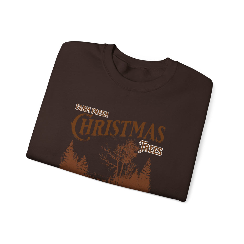 Farm Fresh Christmas Trees Crewneck Sweatshirt