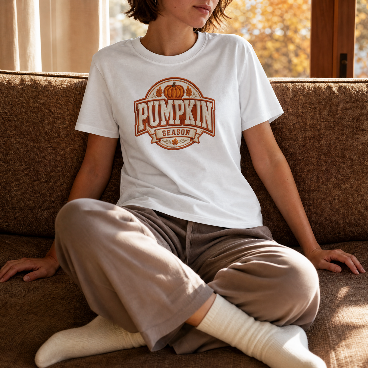 Pumpkin Season T-Shirt — Retro Fall Harvest Graphic Tee