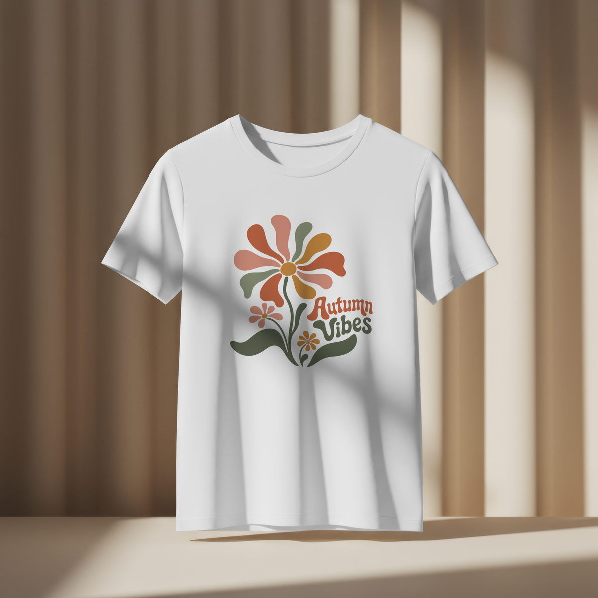 Autumn Vibes Floral T-Shirt