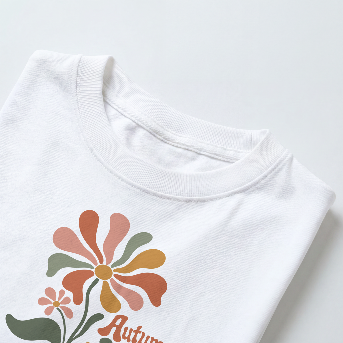 Autumn Vibes Floral T-Shirt