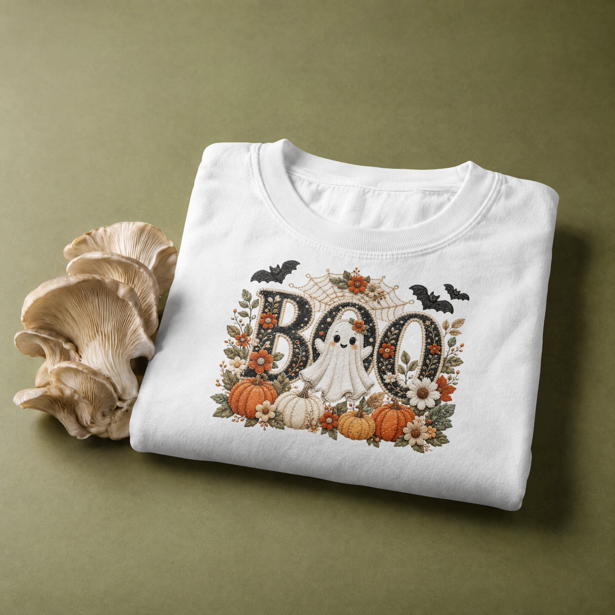 BOO Ghost Pumpkin Halloween T-Shirt