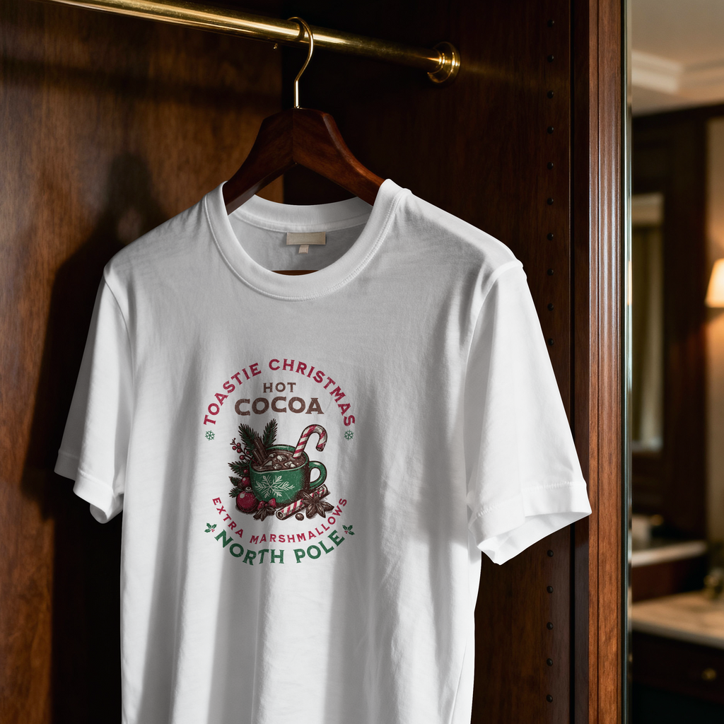 Toasted Christmas Hot Cocoa North Pole T-Shirt