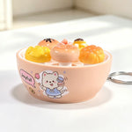 Miniature Bread Keychain Charm