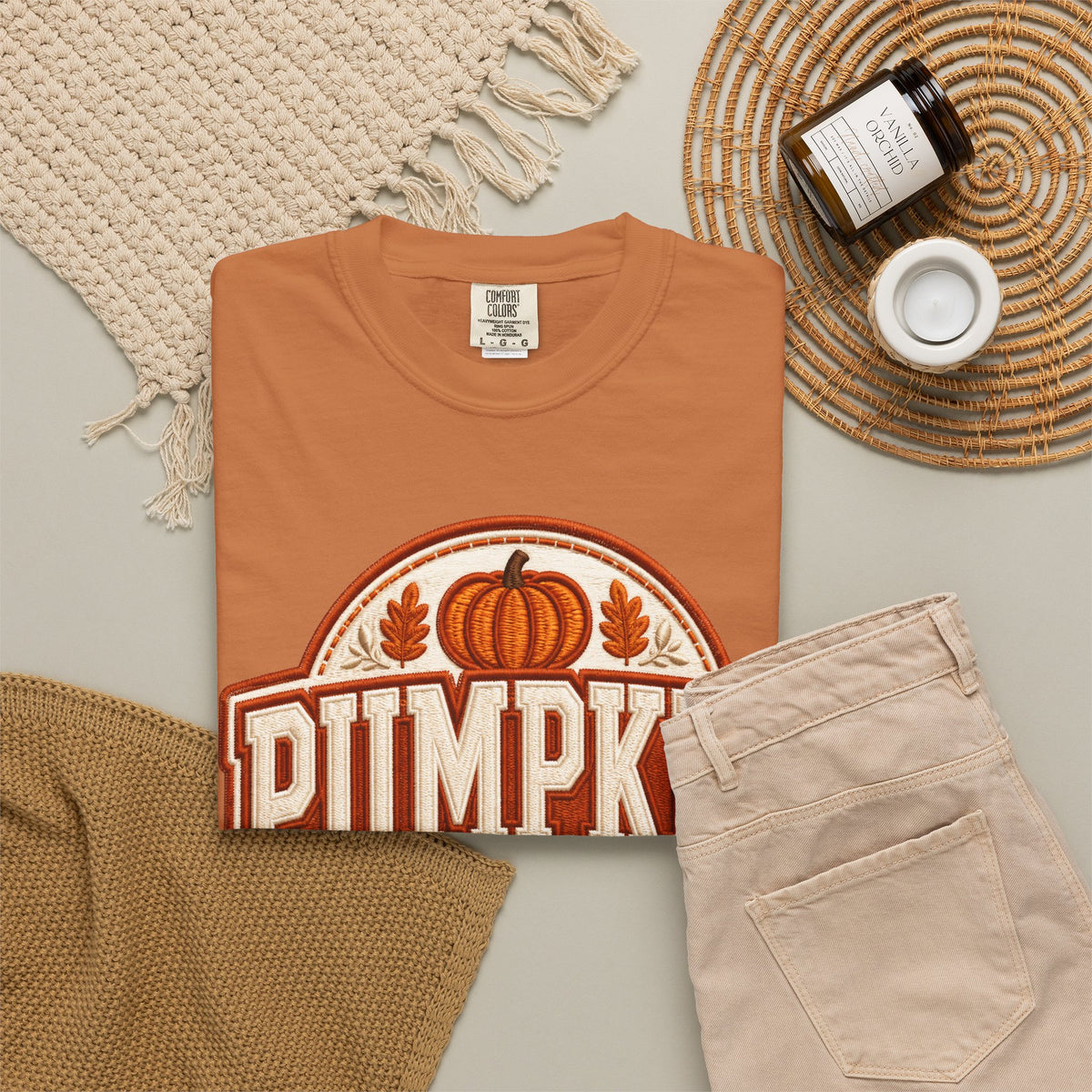 Pumpkin Season T-Shirt — Retro Fall Harvest Graphic Tee