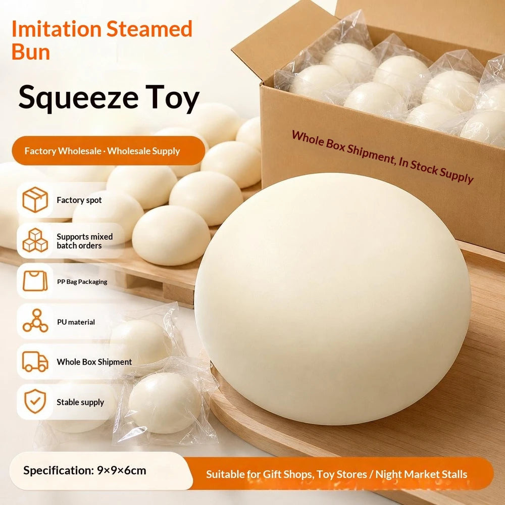 Slow-rebound Simulated Food Stress-relief Toy