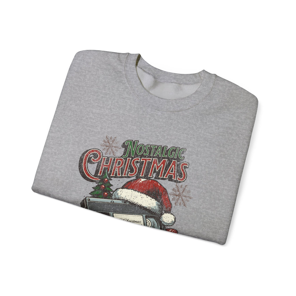 Christmas Vintage Truck Crewneck Sweatshirt