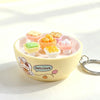Miniature Bread Keychain Charm