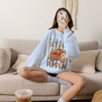 Hey There Pumpkin Crewneck Sweatshirt | Fall Pumpkin Wagon Design