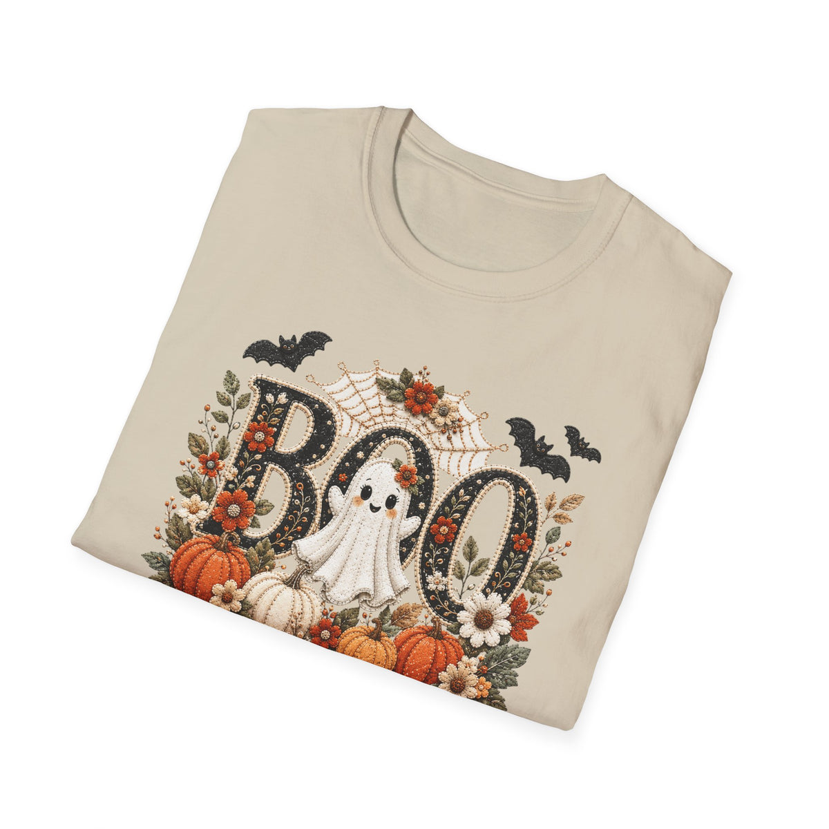 BOO Ghost Pumpkin Halloween T-Shirt