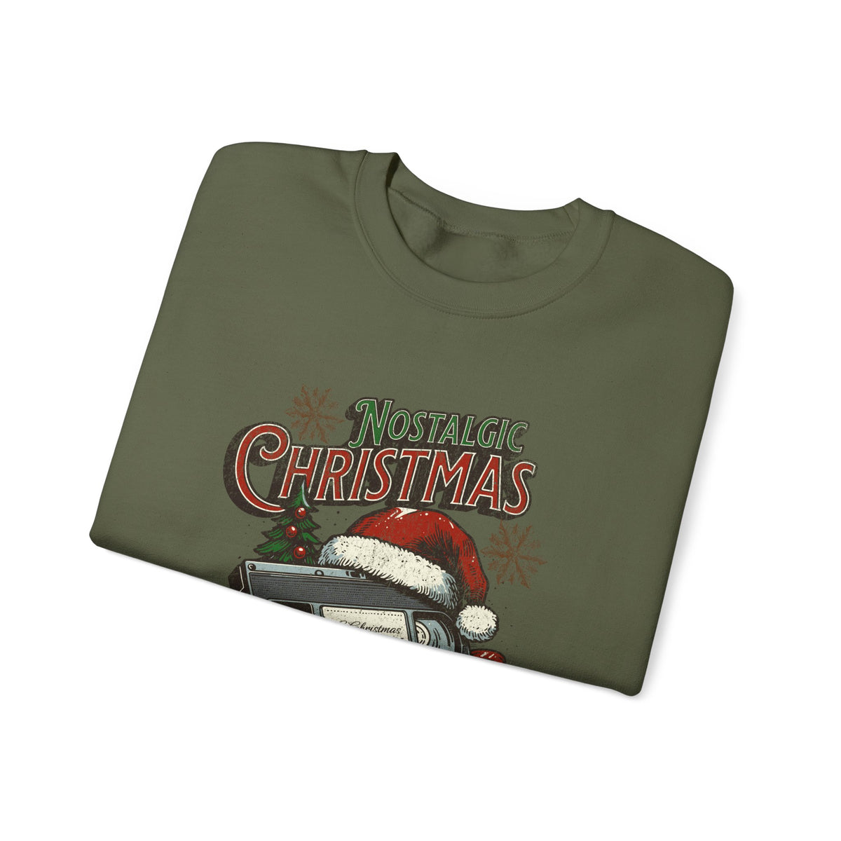 Christmas Vintage Truck Crewneck Sweatshirt