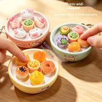 Miniature Bread Keychain Charm