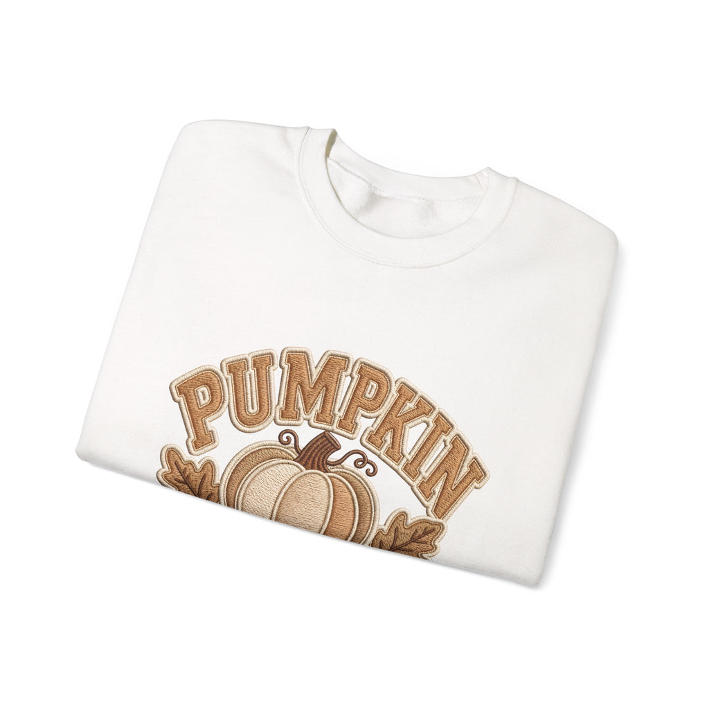 Pumpkin Season Sweatshirt — Cozy Fall Crewneck with Pumpkin Graphic