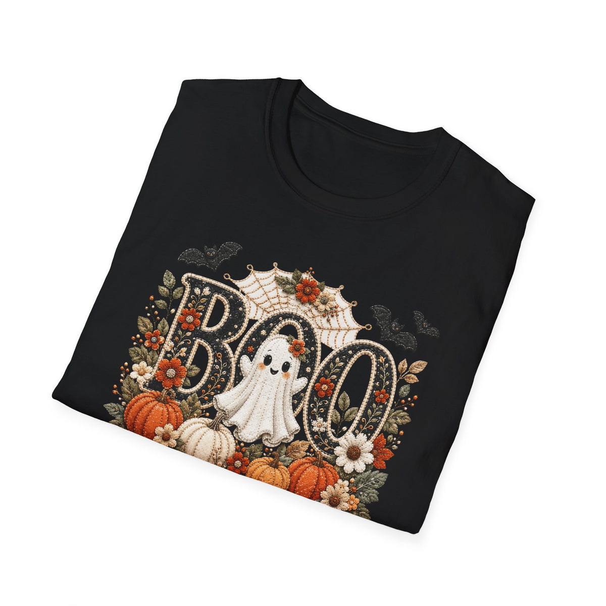 BOO Ghost Pumpkin Halloween T-Shirt