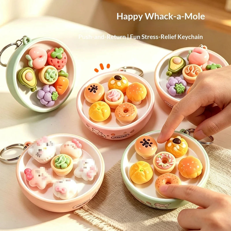 Miniature Bread Keychain Charm