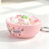 Miniature Bread Keychain Charm