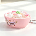 Miniature Bread Keychain Charm
