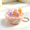 Miniature Bread Keychain Charm