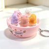 Miniature Bread Keychain Charm
